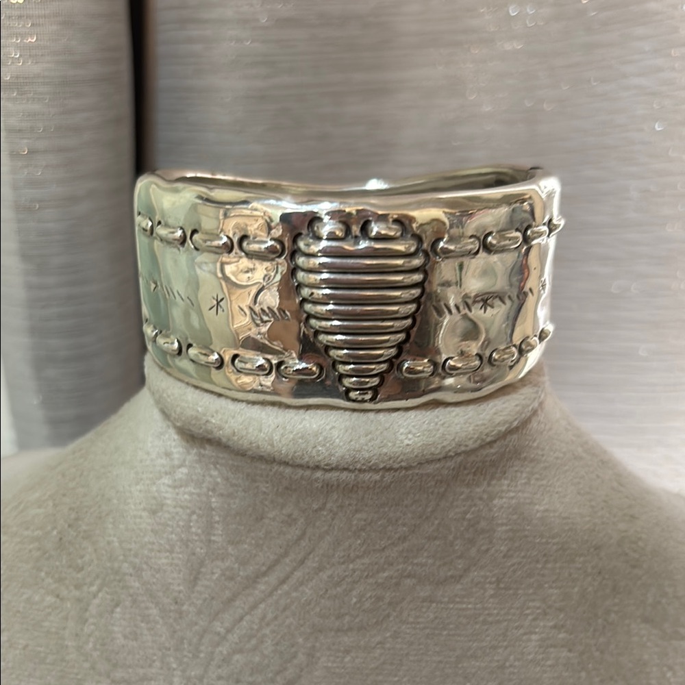 Brighton Clamper Bracelet with Textured Design - Picture 2 of 5